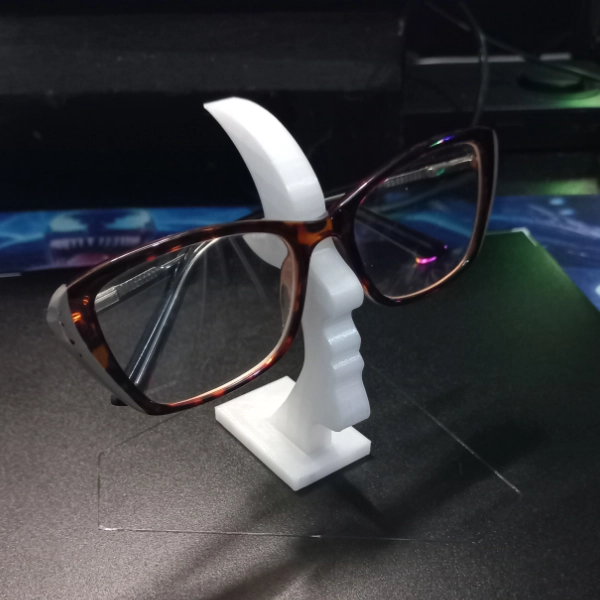 Suporte para Óculos Modelo Rosto