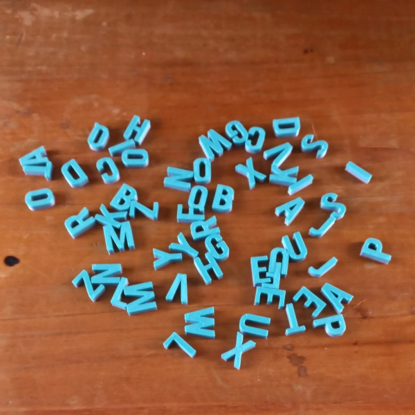 Galeria Alfabeto Móvel em Impressão 3D – Kit Completo com 57 Letras