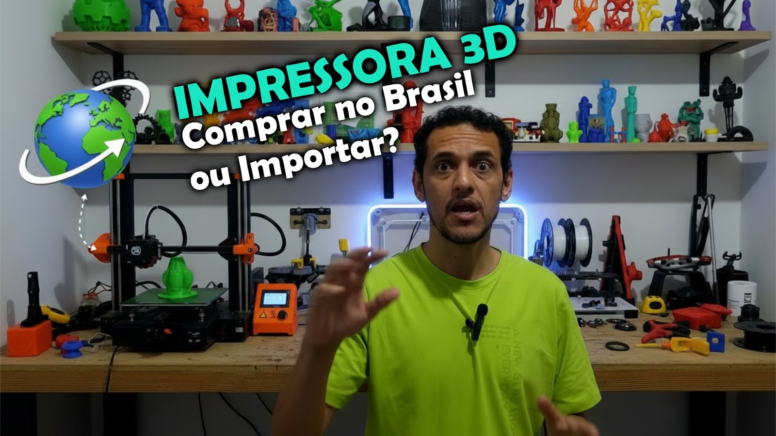 IMPRESSORA 3D COMPRAR NO BRASIL OU IMPORTAR QUAL É MAIS BARATO
