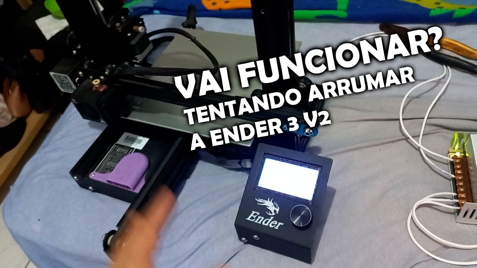 Tentando Arrumar a Impressora 3D Ender 3 V1