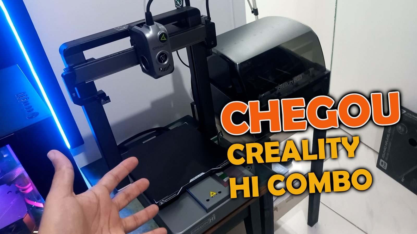 Chegou a Impressora 3D Creality Hi Combo - Unbox
