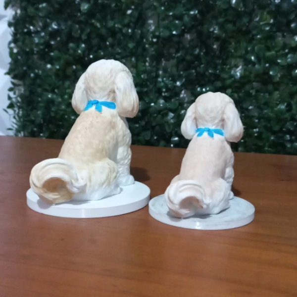Galeria Estatueta Pet Personalizada em Impressão 3D – Pintada à Mão