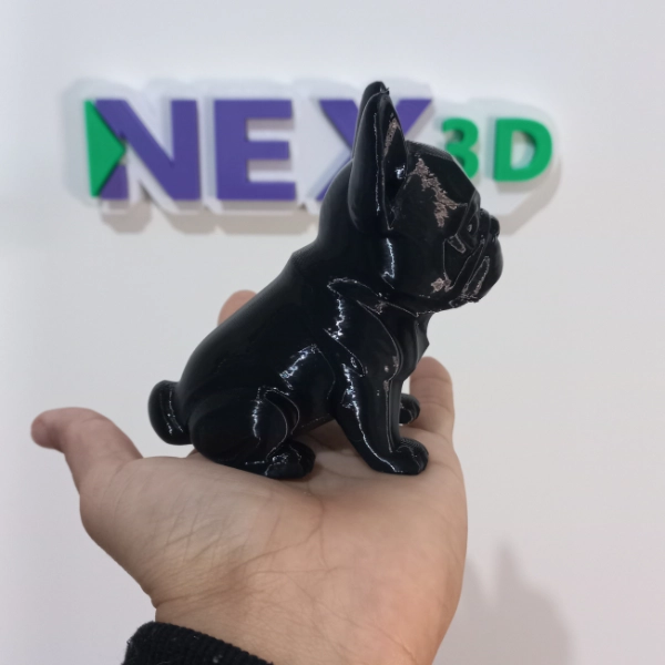 Galeria Estatueta Buldogue Francês em Impressão 3D – Decoração Premium
