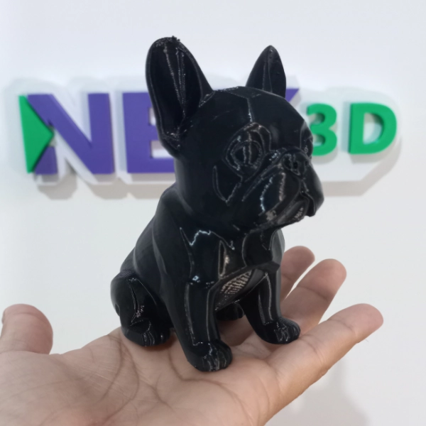 Estatueta Buldogue Francês em Impressão 3D – Decoração Premium