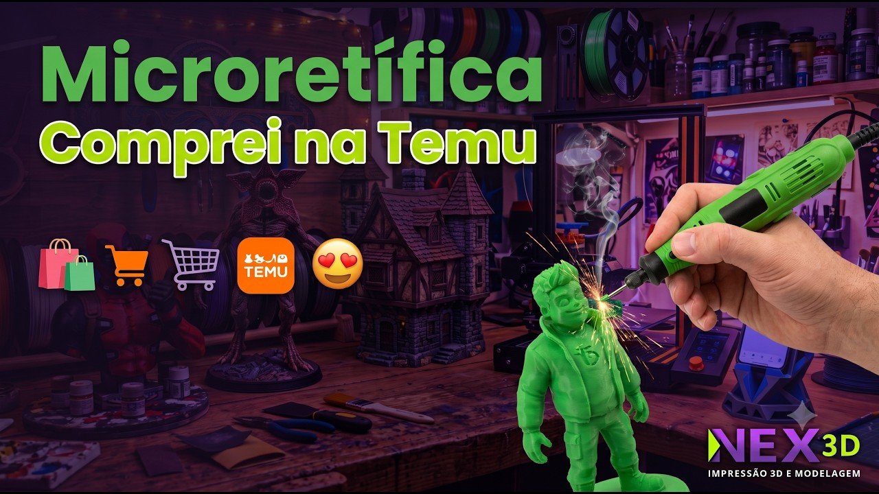 Micro Retífica na Impressão 3D: Ferramenta Essencial para Acabamentos